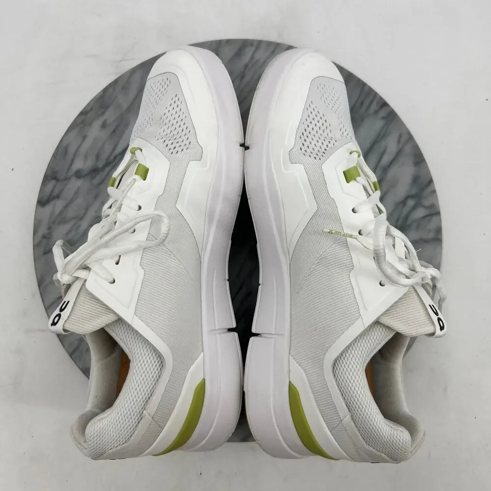 On Womens 11 Shoes White The Roger Spin Sneakers Lace Up Mesh Tennis 3WD11482260